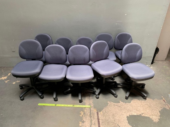 10pcs - OM Seating BC42 Series Low Back Task / Office Chair