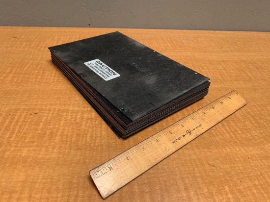 25pcs - Aluminum Panels with Plastic Textured Coating 11" x 7.25" x 0.06"
