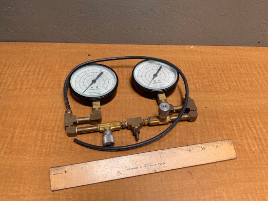 Honeywell Air Pressure Gauges 25psi Max with Regulators