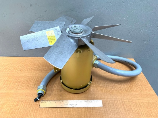 Baldor SuperE Motor EM3554T 1.5 HP 230/460V 3 Phase 1760 rpm Motor with Fan Blades