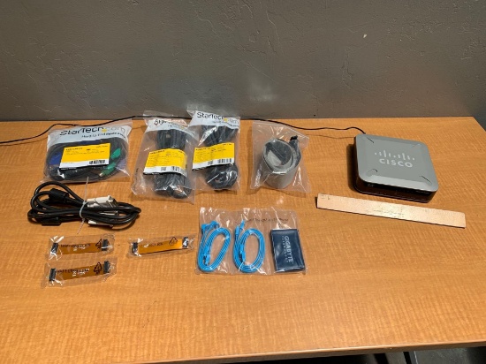 Computer Cables & Cisco Gigabit Switch / SLI / SATA / IDE / KVM