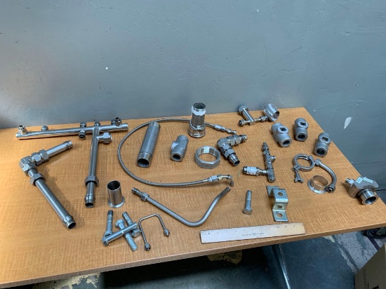Laboratory Stainless Steel Hardware / Valves / Pipes / Fittings / Clamps