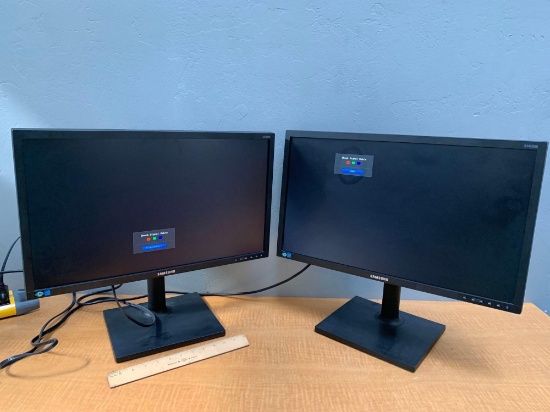 2pcs - Samsung S24E650PL 24" LED LCD Monitors VGA HDMI DP