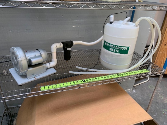 Gast REGENAIR R1102K-01 1/8HP Regenerative Blower with Plastic Bottle