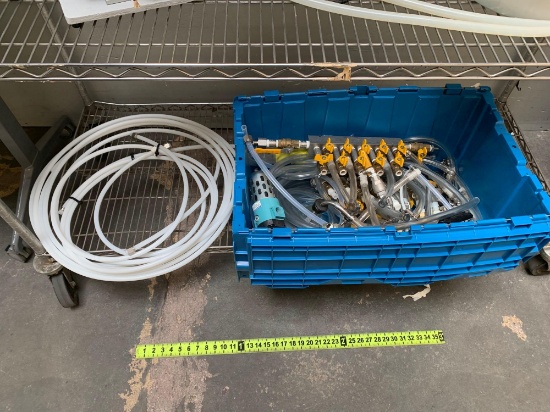 Custom Made Manifolds with Valves & Rubber Tubing