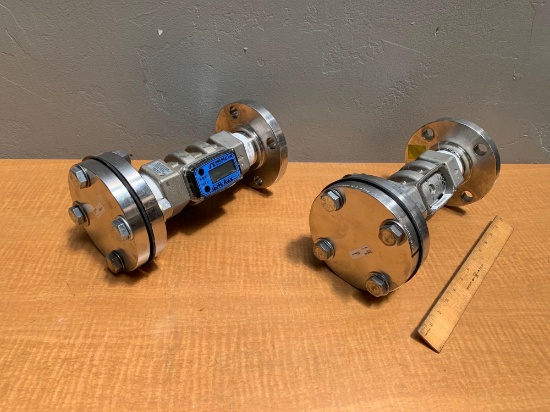 2pcs - Omega Flow Meters