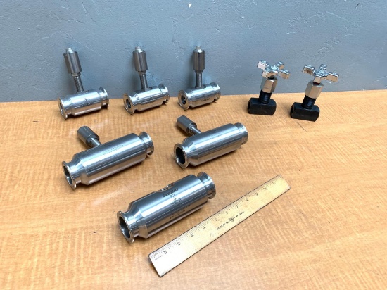 6pcs - FloCat C-BX16A & C-LB85 A3 Turbine Flow Meters