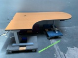 OMNI Pacific Worklogic Adjustable Height Desk 78