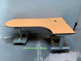 OMNI Pacific Worklogic Adjustable Height Desk 90