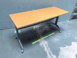 Omni Pacific TNG2460 Nesting / Foldable Rolling Table 60