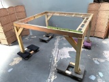 Heavy Duty Anodized Aluminum Table Frame 80.5