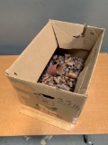 Box with 35lbs of Mixed Copper Fittings