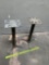 2pcs - Steel Bench Grinder Pedestal Stands