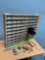 Akro Bin Rack & Soldering Irons