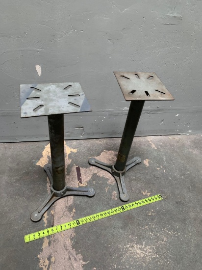 2pcs - Steel Bench Grinder Pedestal Stands