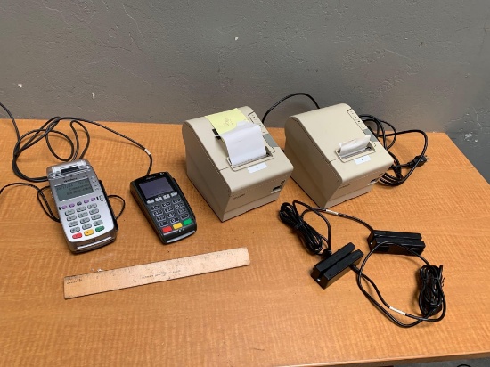 4pcs - Epson TM-T88V POS Receipt Printers / Payment Terminal Ingenico & Verifone