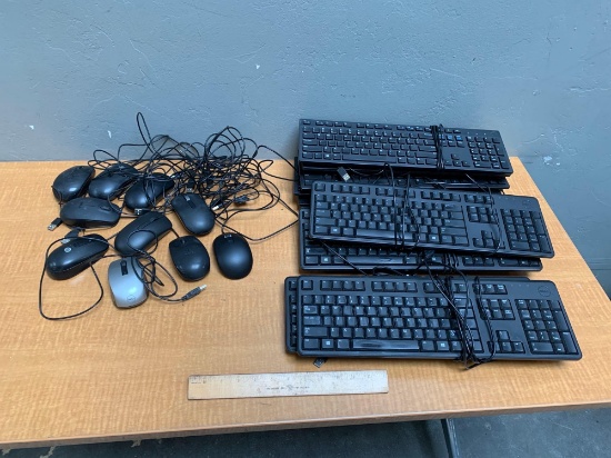 Wired USB Keyboards & Mice Dell