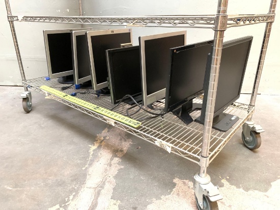 7pcs - Mixed LCD Monitors HP/ Dell / Viewsonic