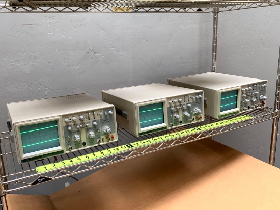 3pcs - BK Precision Model 2120 20MHz Dual Trace Oscilloscopes