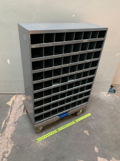 Durham 363-95 Steel 72 Opening Storage Bin Cabinet 34" x 12" x 42"