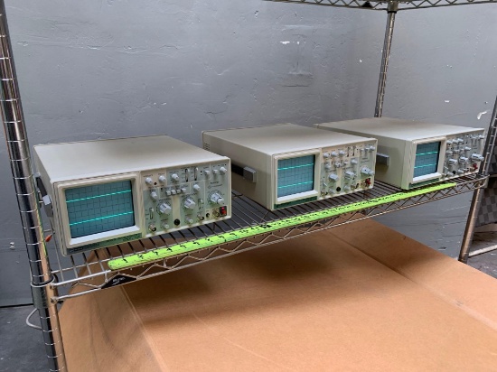 3pcs - BK Precision Model 2120 20MHz Dual Trace Oscilloscopes