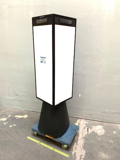 Magnatag RotoCube Rotating Magnetic Bulletin Tower & Whiteboard