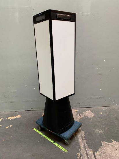 Magnatag RotoCube Rotating Magnetic Bulletin Tower & Whiteboard