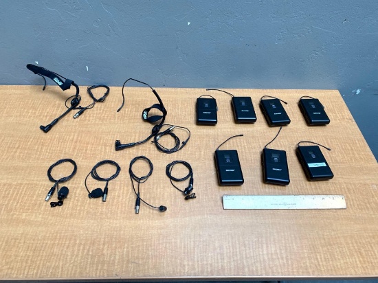 7pcs - Shure SLX1 Wireless Bodypack Microphone Transmitters