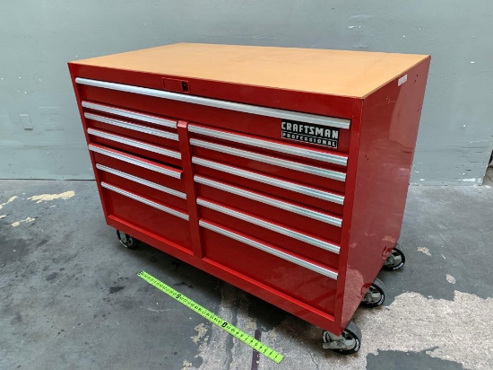 NEW Craftsman Professional Rolling 13 Drawer Tool Cart / Chest 3600.lb cap. - 56" x 30" x 42.5"