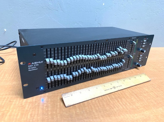 Ashly GQX-3102 2-Channel 31-band Graphical Equalizer