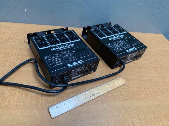 2pcs - LSC DP-DMX-20L 4-Channel Programmable DMX Dimmer Pack