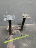 2pcs - Steel Bench Grinder Pedestal Stands