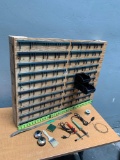 Akro Bin Rack & Soldering Irons
