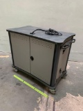 Spectrum LT24 Rolling Laptop Storing & Charging Cart