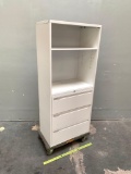 Metal Combo Storage File Cabinet with Open Shelves 30