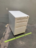 Rolling 3 Drawers Metal Steel Filing Cabinet 15