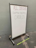 Rolling Double Side WhiteBoard 43