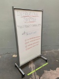 Rolling Double Side WhiteBoard 43