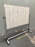 Rolling Double Side Whiteboard 80