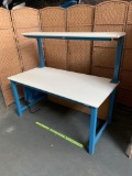 Landsberg / Amcor Industrial Lab Metal Workbench / Work Station with 1 Shelve 60
