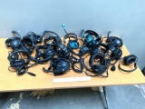 16pcs - ClearCom CC-95 Single Ear Intercom Headsets XLR