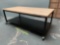 FormaSpace Basix Rolling Heavy Duty Workbench with Maple Top 96