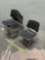13pcs - Ki Matrix Stackable Plastic Chairs Black Color