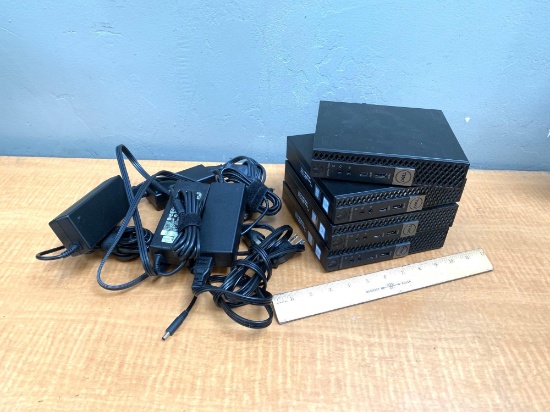 4pcs - Dell Optiplex 7060 SFF Mini PC Intel i7-8700 2.4GHz 8GB DDR4 256GB SSD Wifi Bt USB-C Win 11