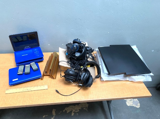 Portable DVD Players / Samsung TV Plasitc Covers / Headphones / Aluminum Desk Signs / 4G Hotspots