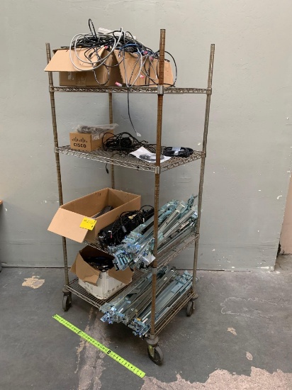 Mixed Network Parts / Server Rack Slide Rails / Cisco Cables / Network Cables / USB