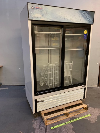 Everest Refrigeration EMGR48 53" White Merchandisers Refrigerator