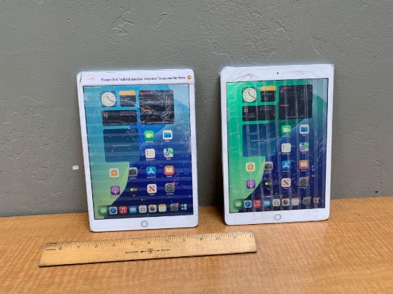 2pcs - Apple iPad 8th Generation 10.2" Wi-Fi 32GB - Broken Screens