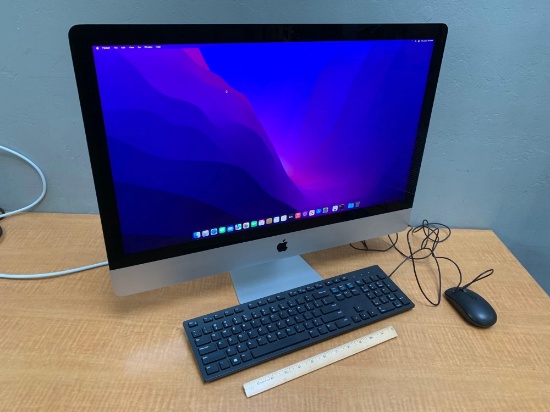 Apple iMac17,1 27" Retina 5k Intel i5-6500 3.2GHz 16GB 1TB AMD 2GB Wifi Bt Monterey 12.6.1 - 2015