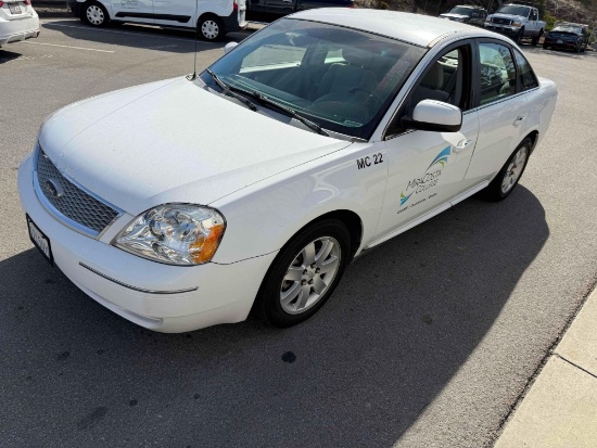 Ford Five Hundred 4 Door Sedan Passanger Car 6 Cylinders 3.0L Engine Year 2007